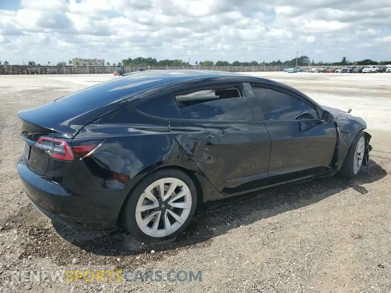 3 Photograph of a damaged car 5YJ3E1EA5PF459638 TESLA MODEL 3 2023