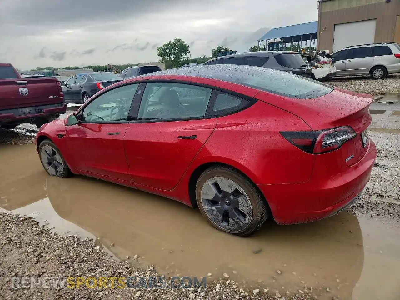 2 Photograph of a damaged car 5YJ3E1EA5PF459820 TESLA MODEL 3 2023