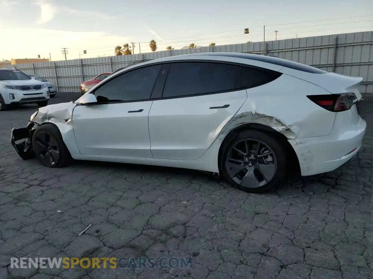 2 Photograph of a damaged car 5YJ3E1EA5PF475466 TESLA MODEL 3 2023