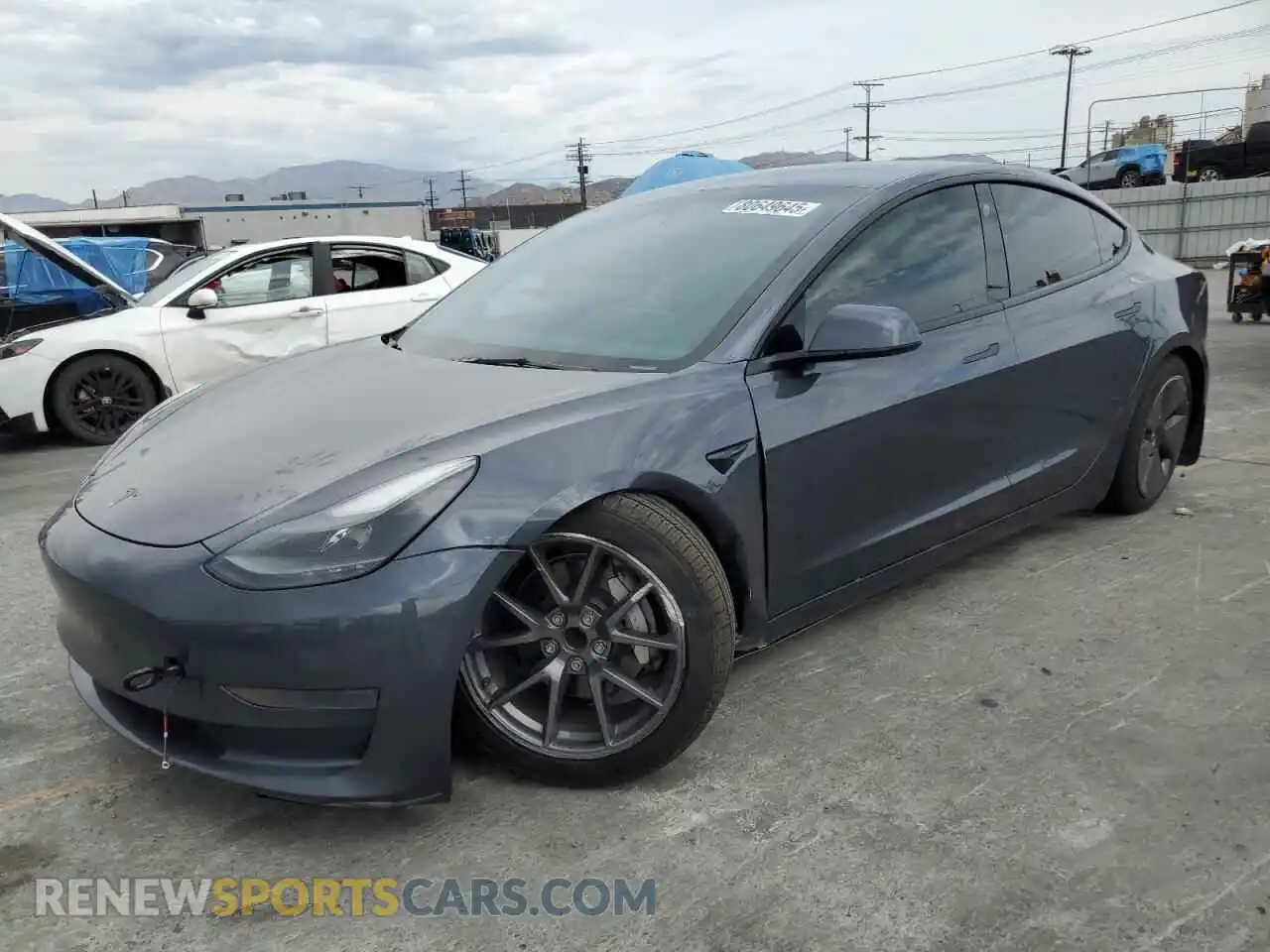 1 Photograph of a damaged car 5YJ3E1EA5PF554846 TESLA MODEL 3 2023