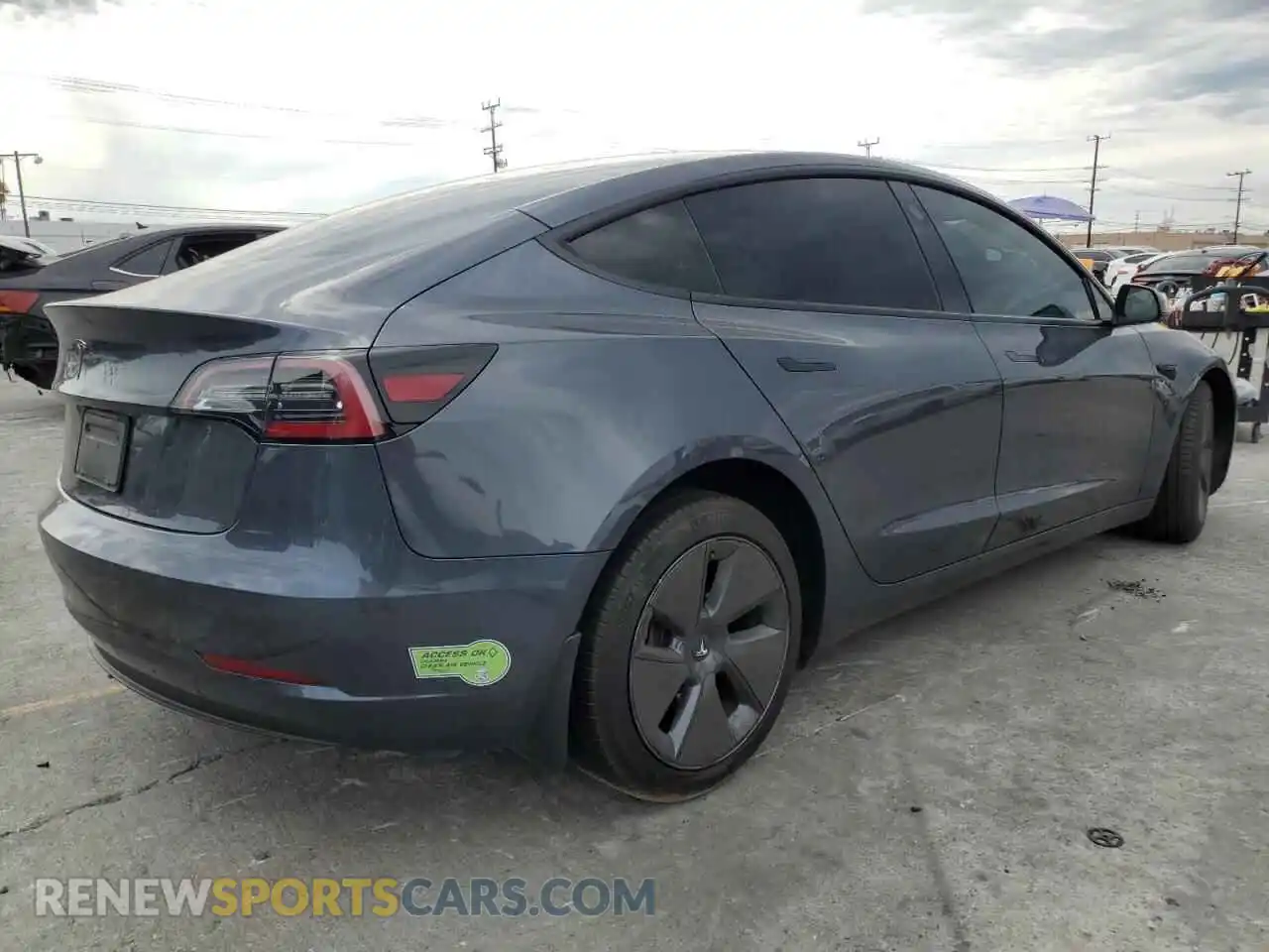 3 Photograph of a damaged car 5YJ3E1EA5PF554846 TESLA MODEL 3 2023