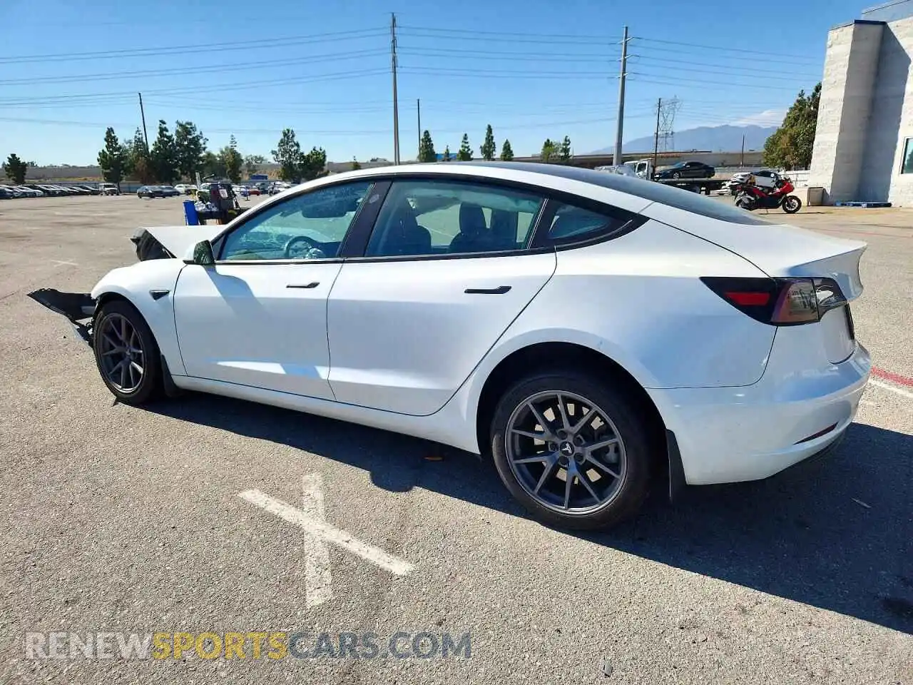 2 Photograph of a damaged car 5YJ3E1EA5PF563076 TESLA MODEL 3 2023
