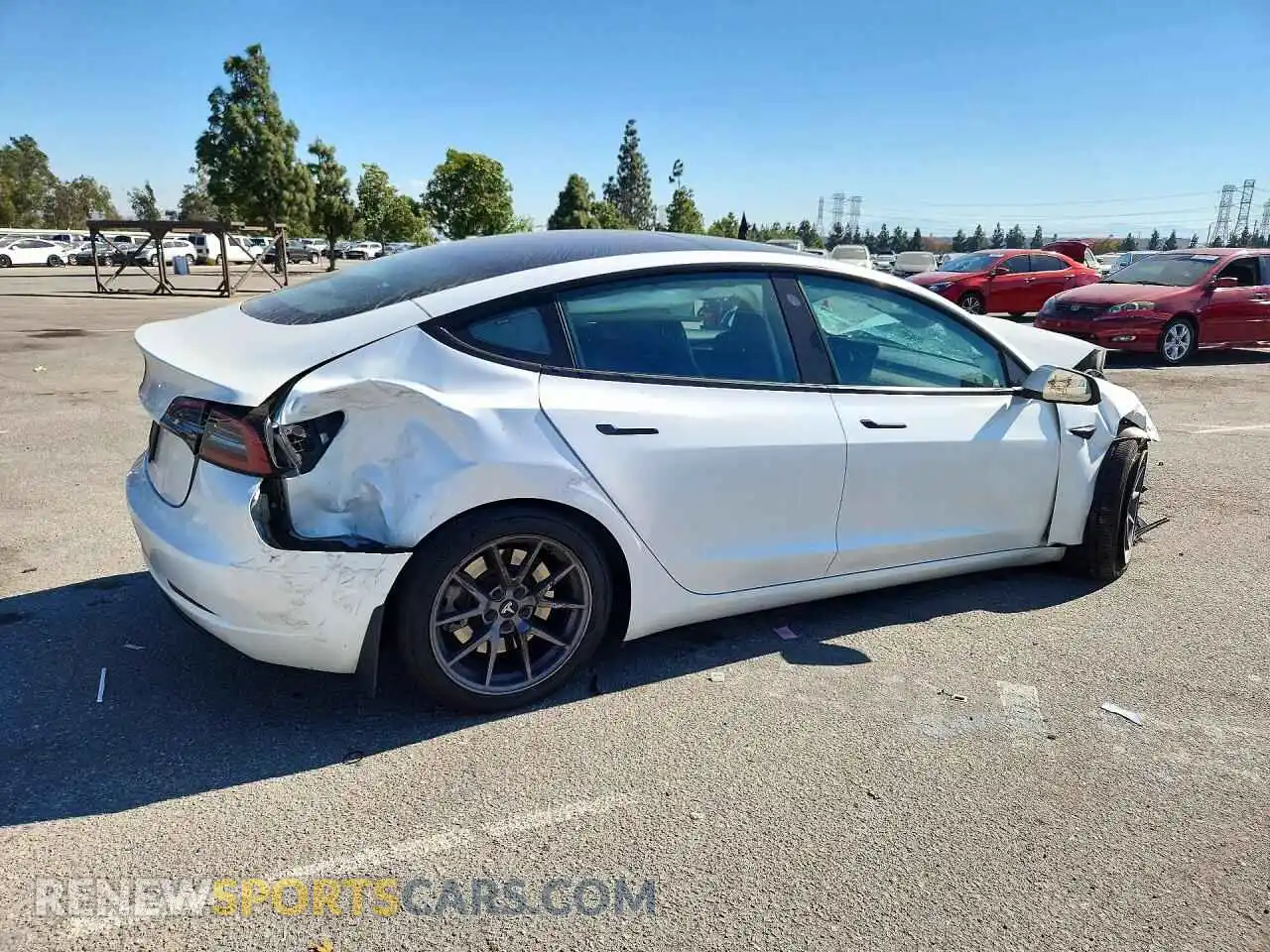 3 Photograph of a damaged car 5YJ3E1EA5PF563076 TESLA MODEL 3 2023
