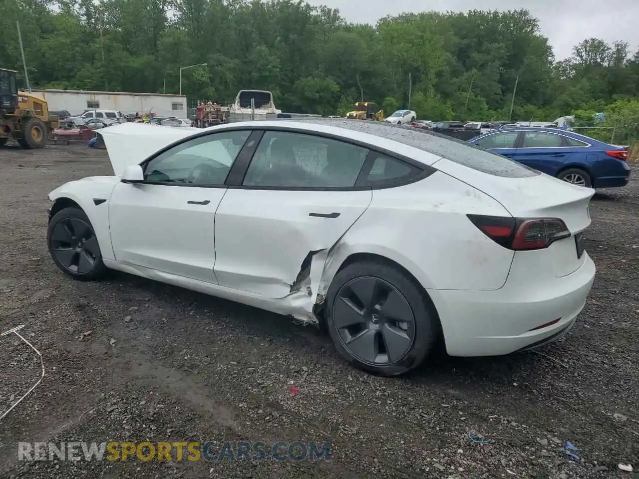 2 Photograph of a damaged car 5YJ3E1EA5PF577642 TESLA MODEL 3 2023