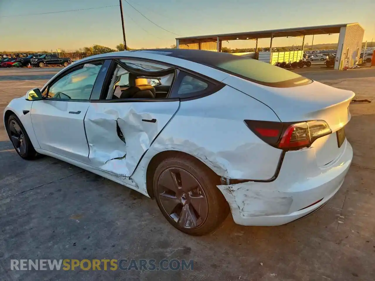 2 Photograph of a damaged car 5YJ3E1EA5PF596756 TESLA MODEL 3 2023