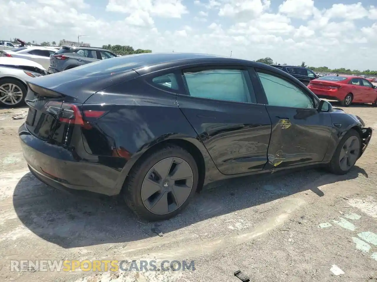 3 Photograph of a damaged car 5YJ3E1EA5PF598121 TESLA MODEL 3 2023