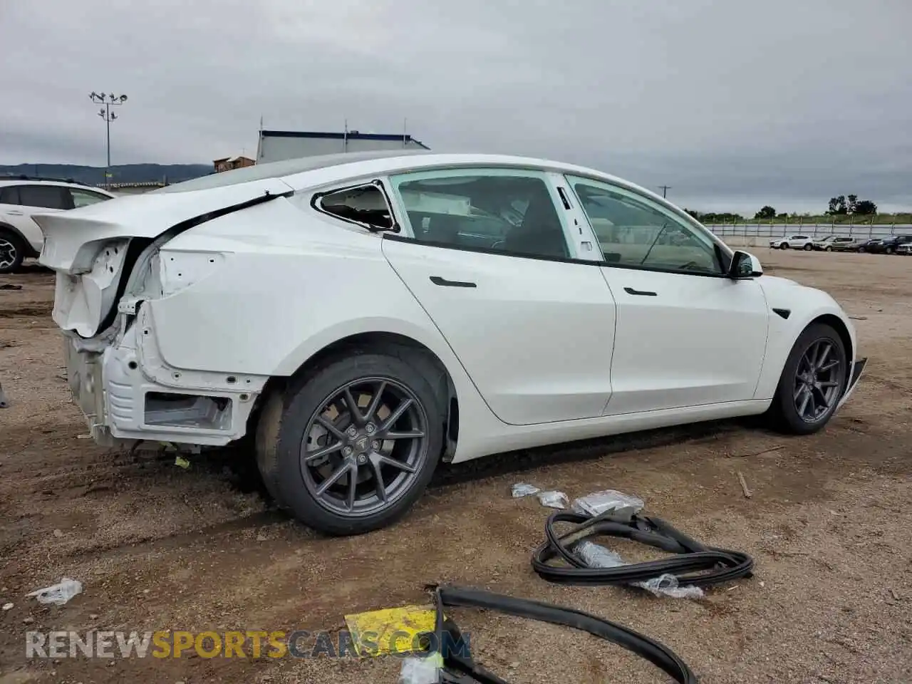 3 Photograph of a damaged car 5YJ3E1EA5PF607075 TESLA MODEL 3 2023