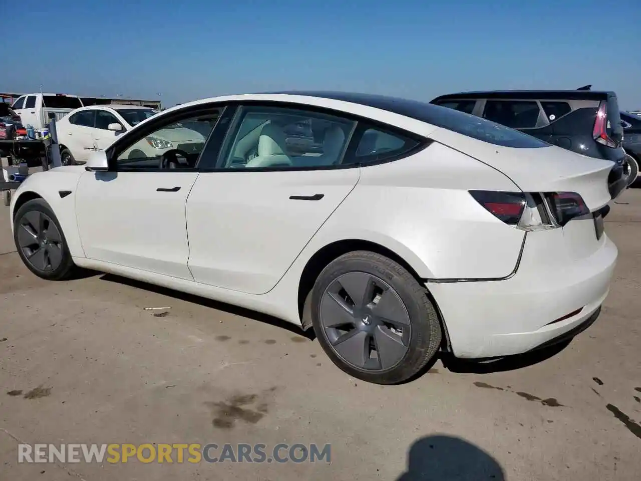2 Photograph of a damaged car 5YJ3E1EA5PF618142 TESLA MODEL 3 2023