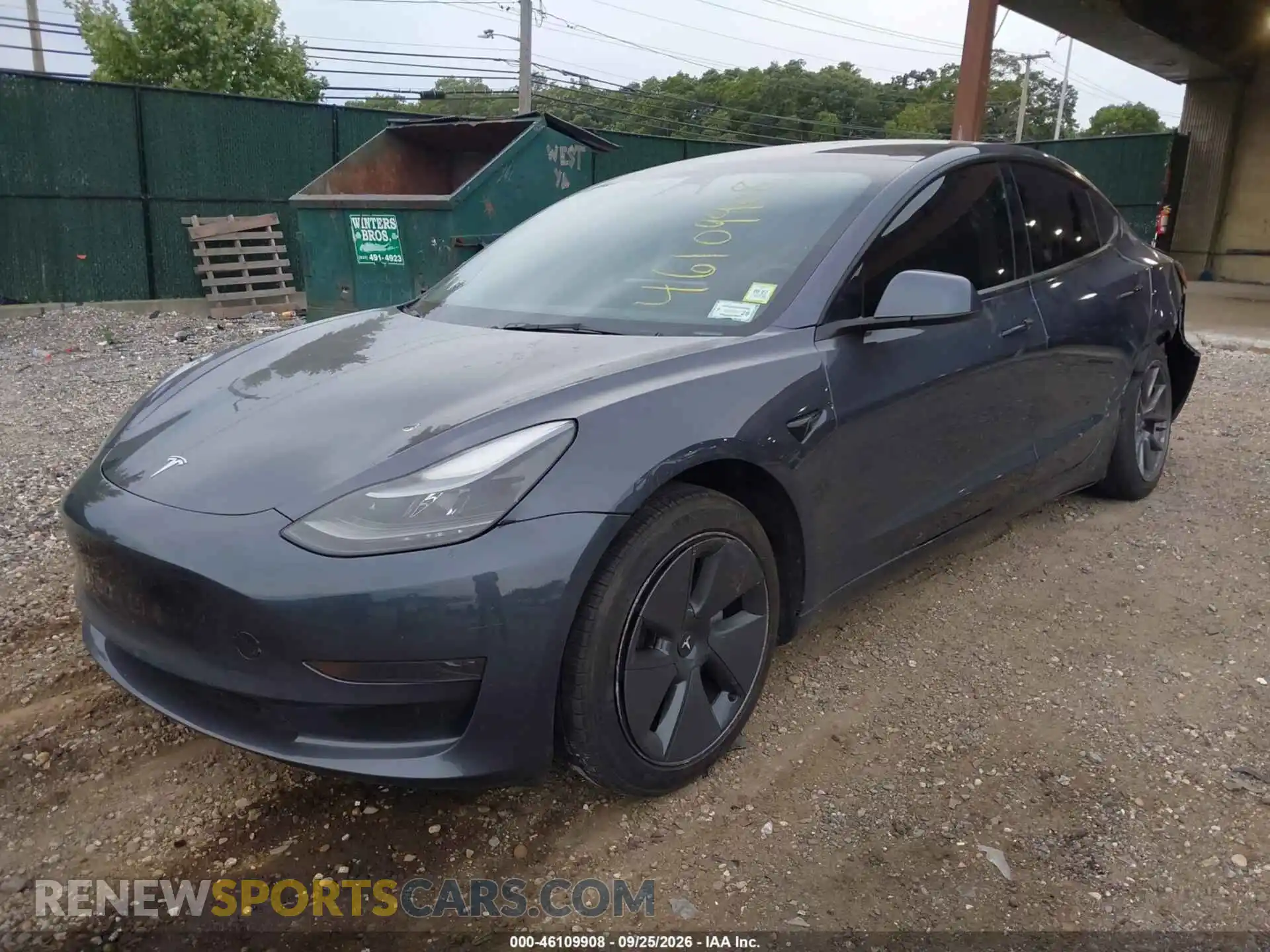 2 Photograph of a damaged car 5YJ3E1EA5PF625320 TESLA MODEL 3 2023