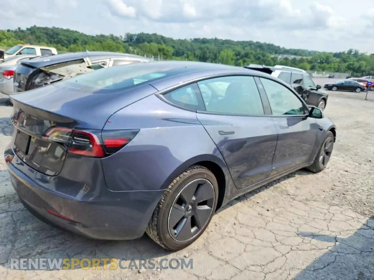 3 fotografías del automóvil dañado 5YJ3E1EA5PF641761 TESLA MODEL 3 2023