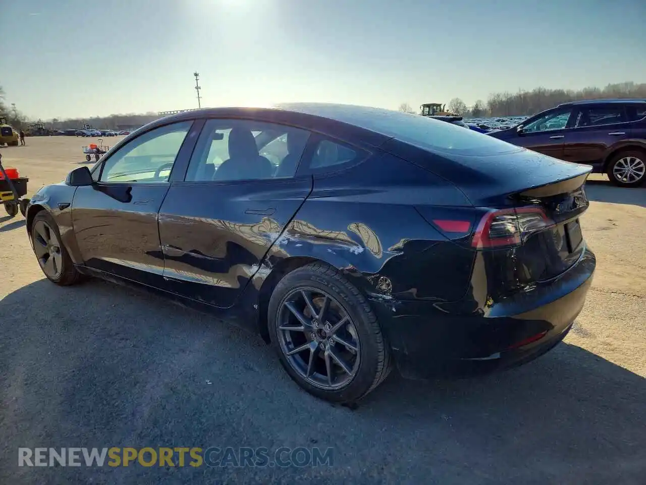 2 Photograph of a damaged car 5YJ3E1EA5PF650752 TESLA MODEL 3 2023