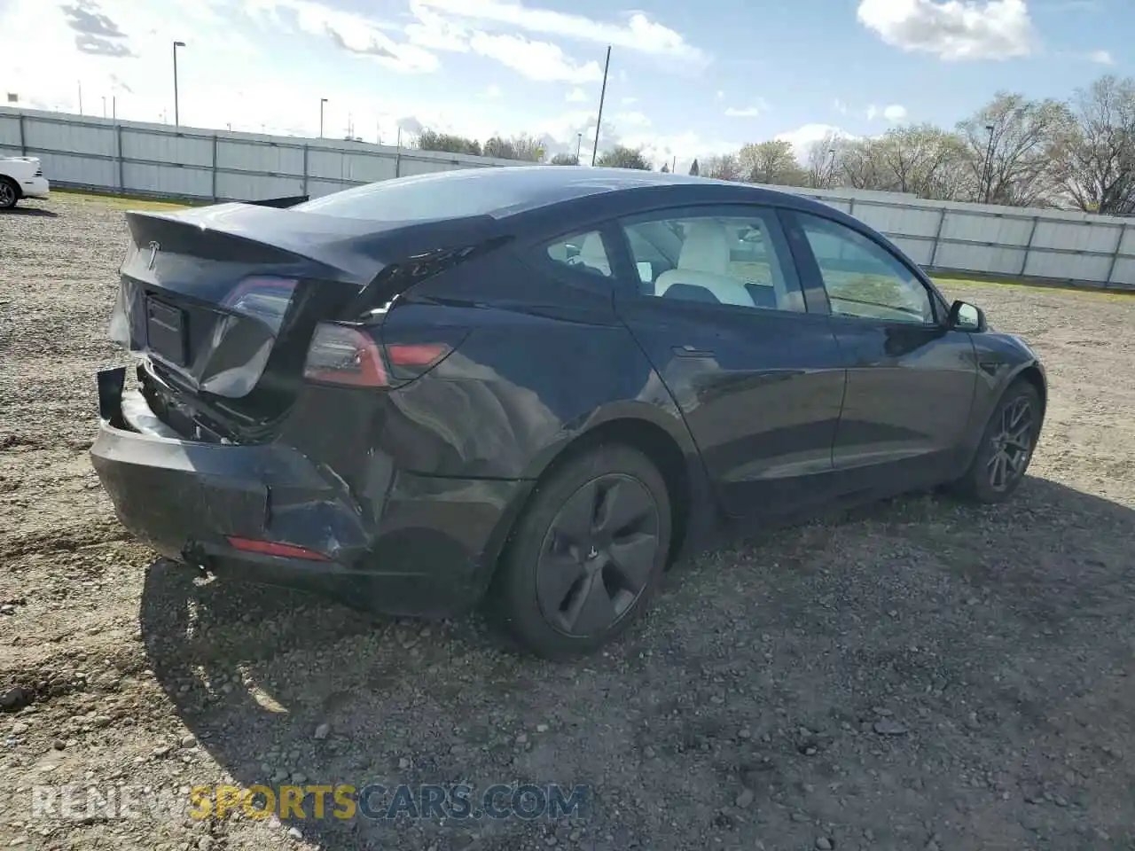 3 Photograph of a damaged car 5YJ3E1EA5PF652839 TESLA MODEL 3 2023