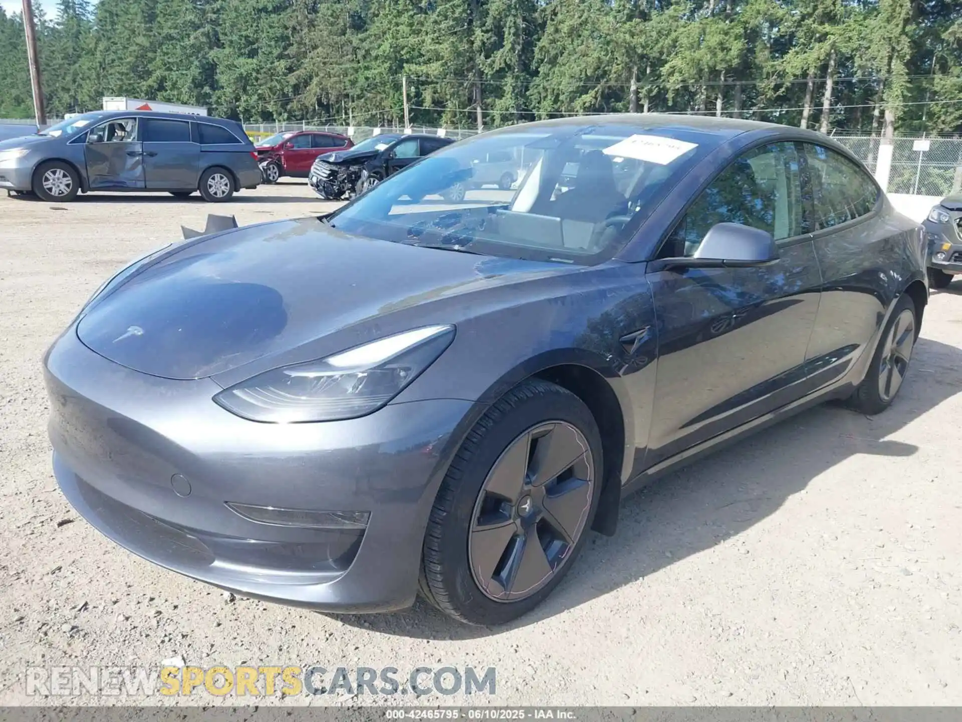 2 Photograph of a damaged car 5YJ3E1EA5PF656325 TESLA MODEL 3 2023