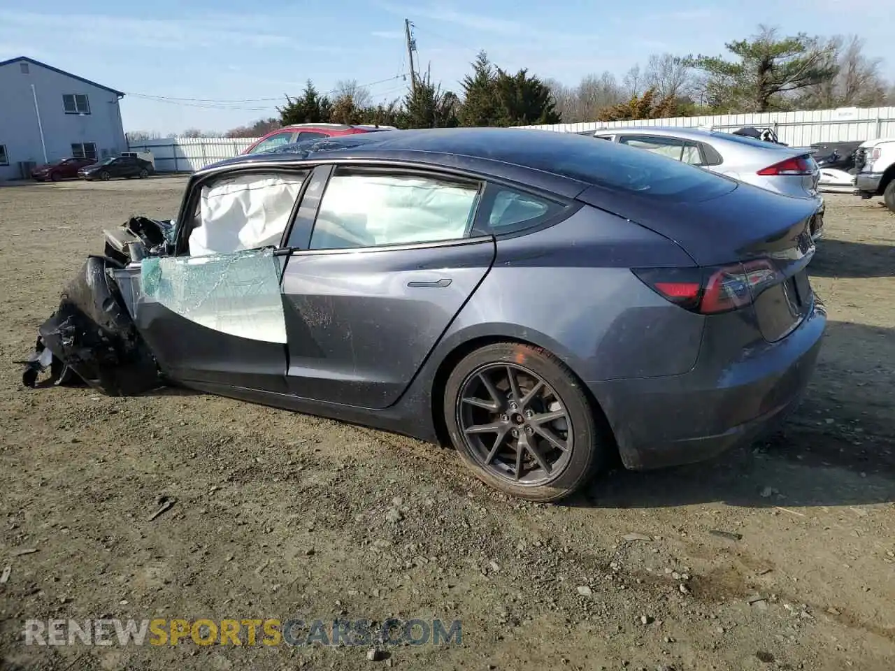 2 Photograph of a damaged car 5YJ3E1EA5PF668085 TESLA MODEL 3 2023