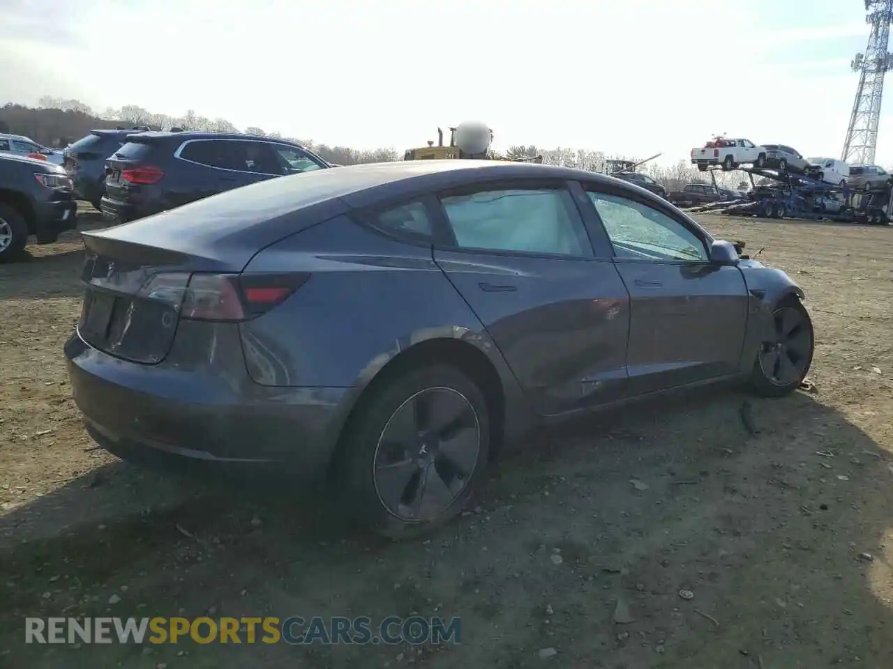 3 Photograph of a damaged car 5YJ3E1EA5PF668085 TESLA MODEL 3 2023