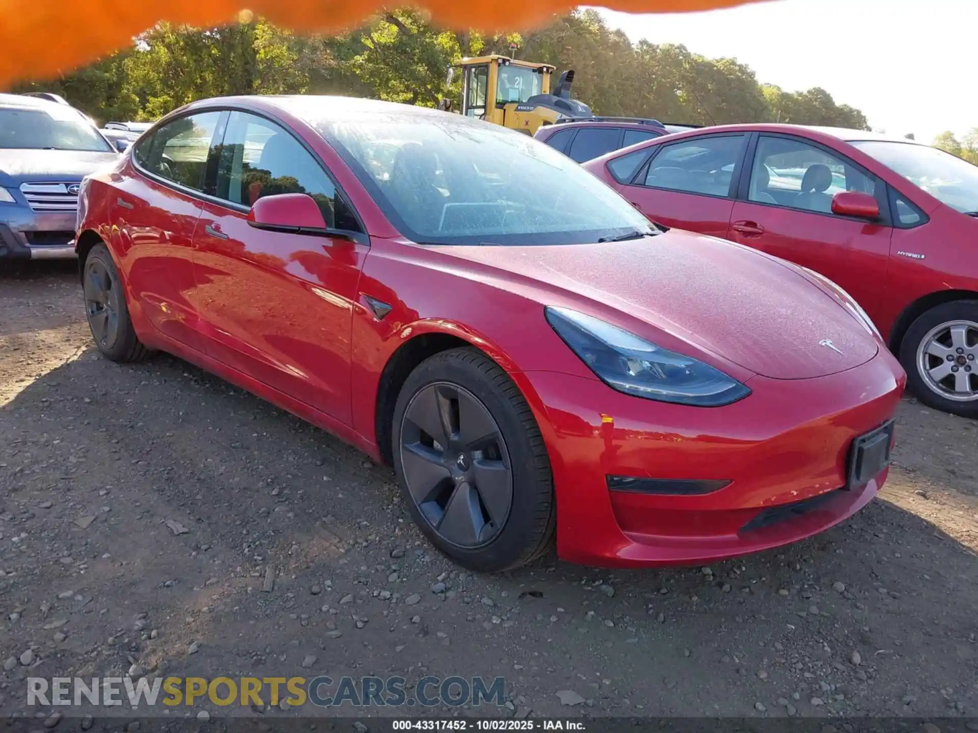 1 Photograph of a damaged car 5YJ3E1EA5PF672198 TESLA MODEL 3 2023