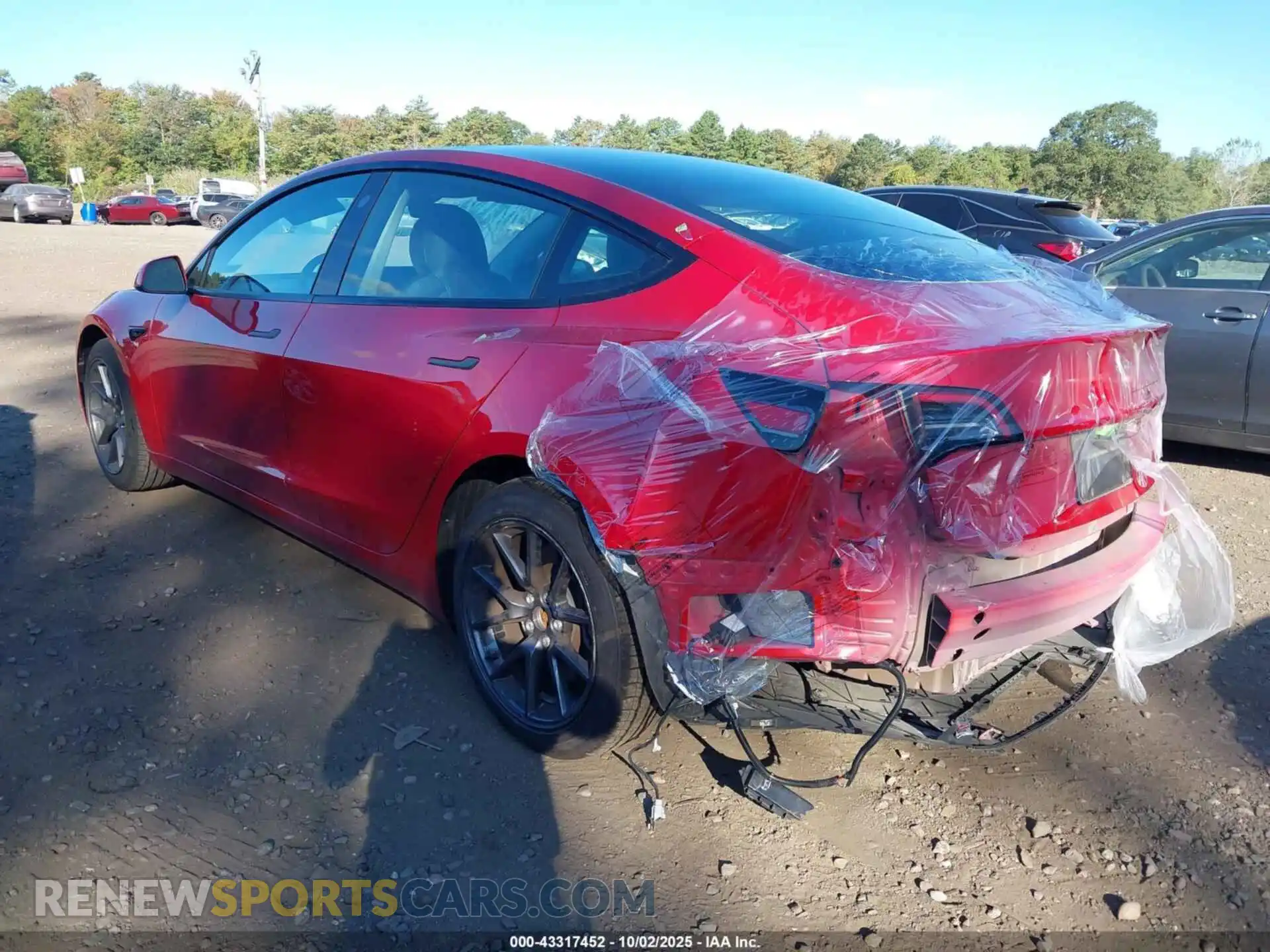 3 Photograph of a damaged car 5YJ3E1EA5PF672198 TESLA MODEL 3 2023