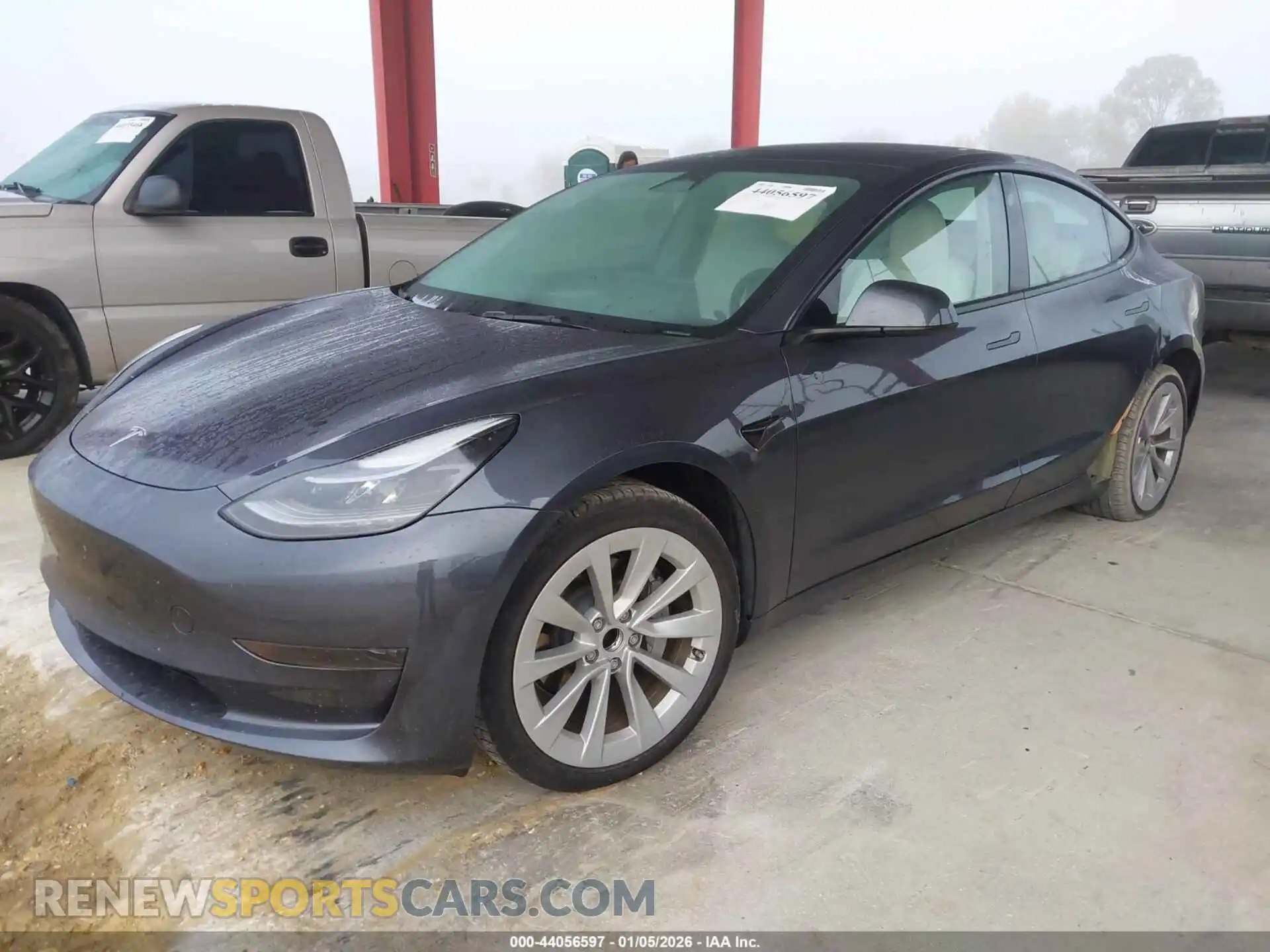 2 Photograph of a damaged car 5YJ3E1EA5PF700114 TESLA MODEL 3 2023