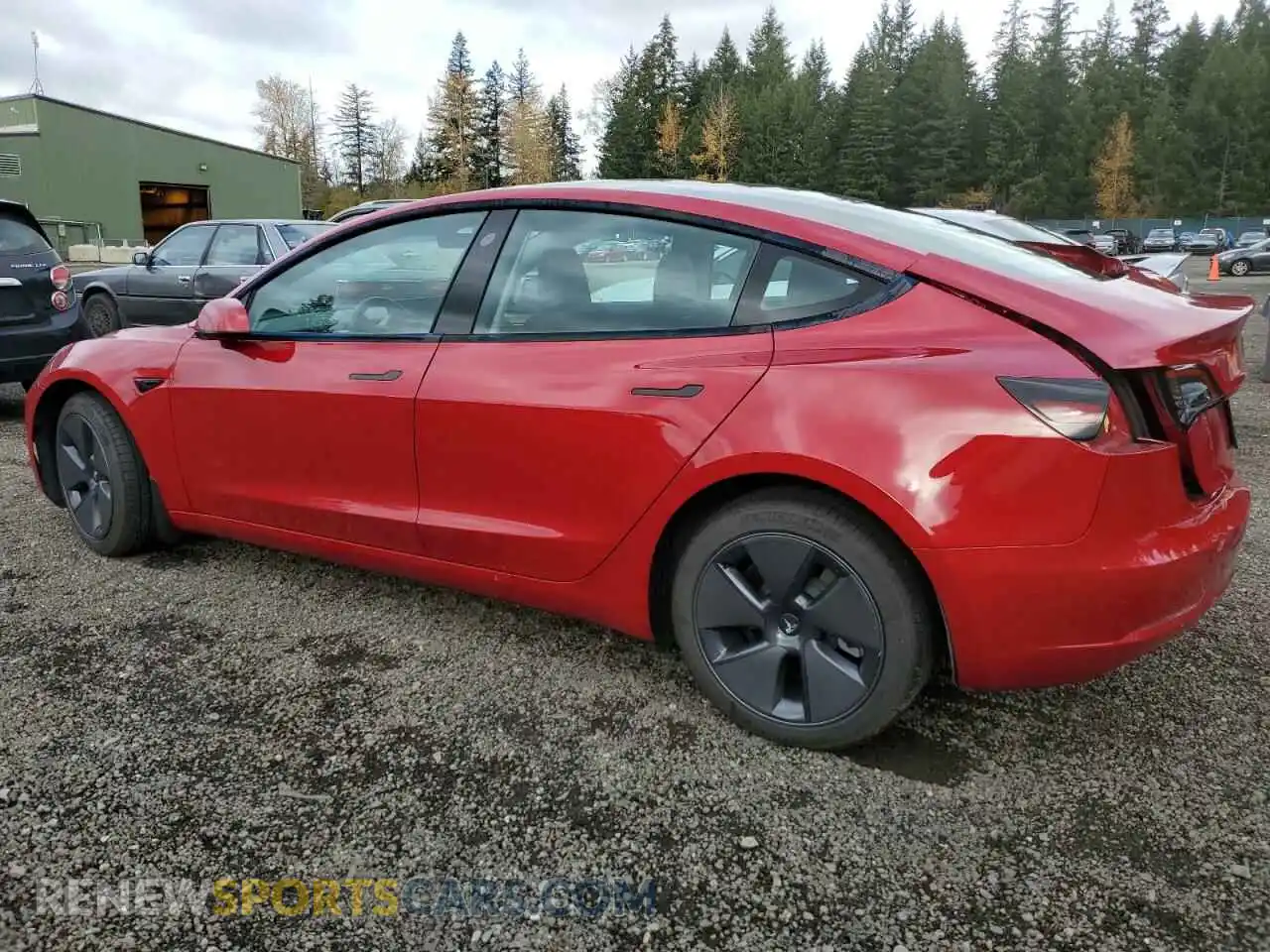 2 Photograph of a damaged car 5YJ3E1EA5PF700761 TESLA MODEL 3 2023