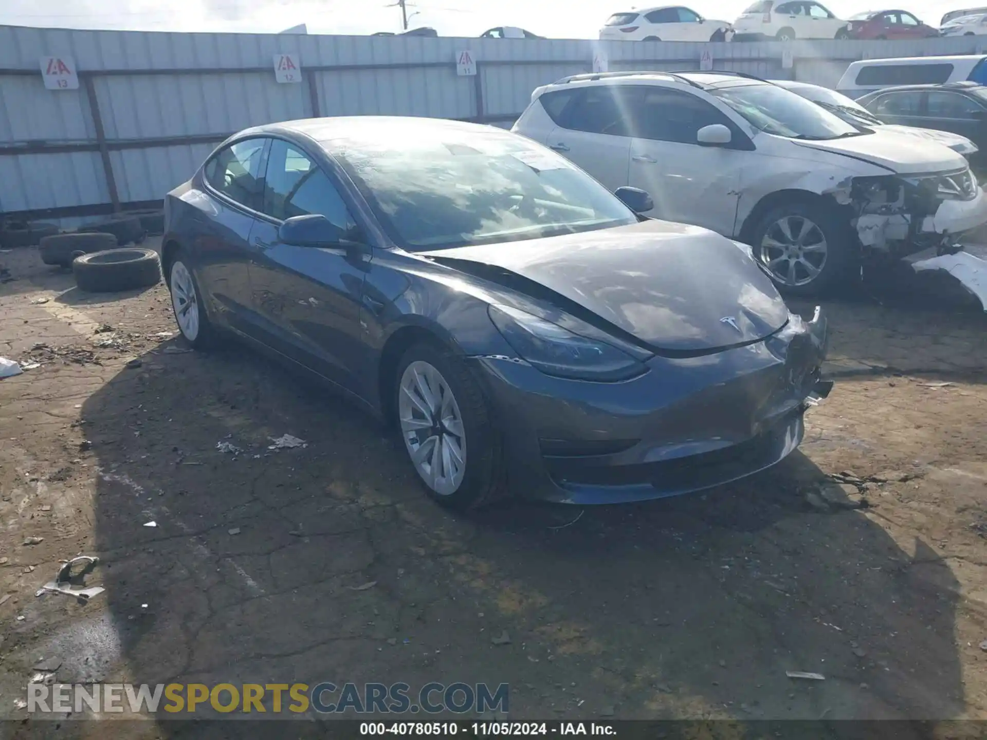 1 Photograph of a damaged car 5YJ3E1EA6PF383198 TESLA MODEL 3 2023