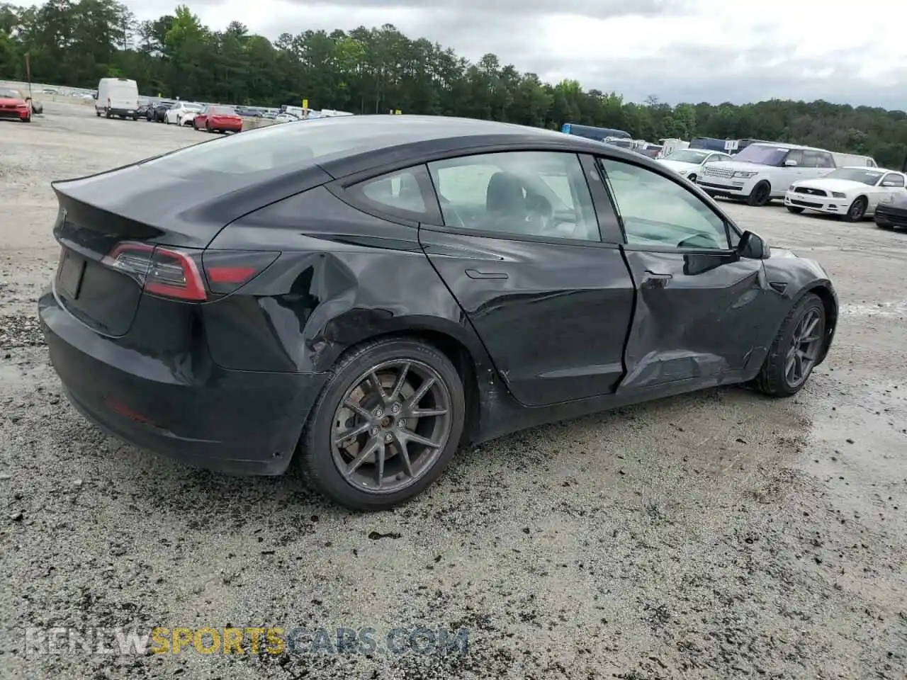 3 Photograph of a damaged car 5YJ3E1EA6PF437132 TESLA MODEL 3 2023