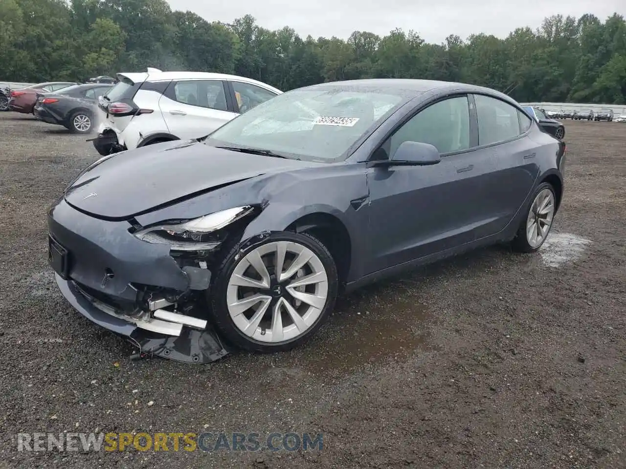 1 Photograph of a damaged car 5YJ3E1EA6PF438345 TESLA MODEL 3 2023