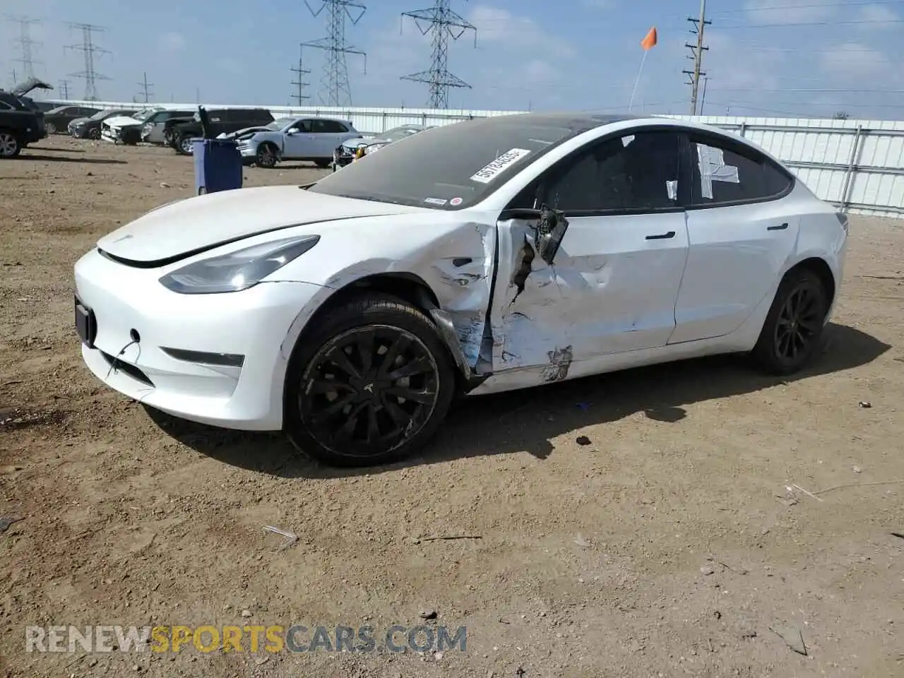 1 Photograph of a damaged car 5YJ3E1EA6PF450298 TESLA MODEL 3 2023