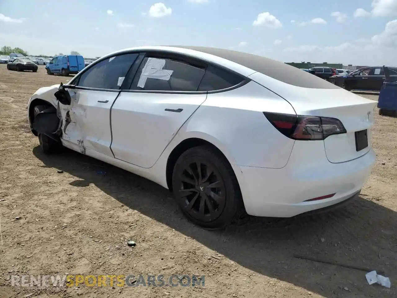 2 Photograph of a damaged car 5YJ3E1EA6PF450298 TESLA MODEL 3 2023