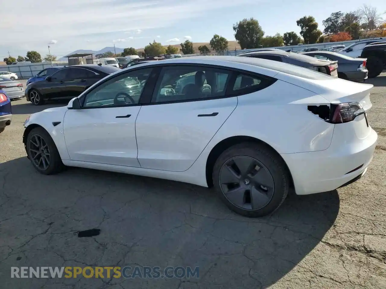 2 Photograph of a damaged car 5YJ3E1EA6PF452973 TESLA MODEL 3 2023