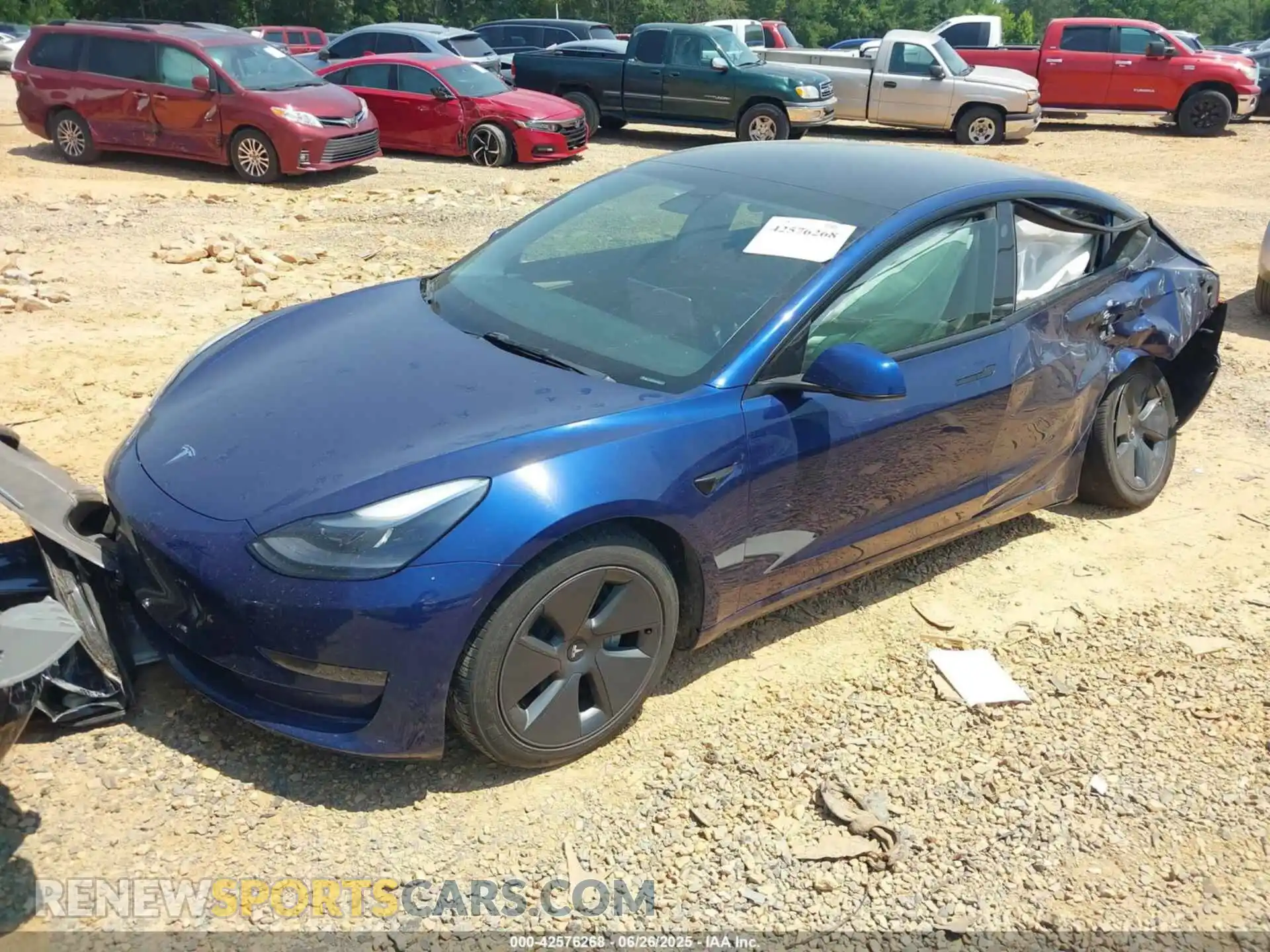 2 Photograph of a damaged car 5YJ3E1EA6PF453573 TESLA MODEL 3 2023
