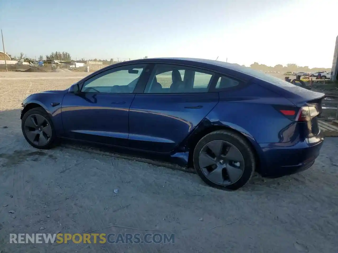 2 Photograph of a damaged car 5YJ3E1EA6PF457672 TESLA MODEL 3 2023