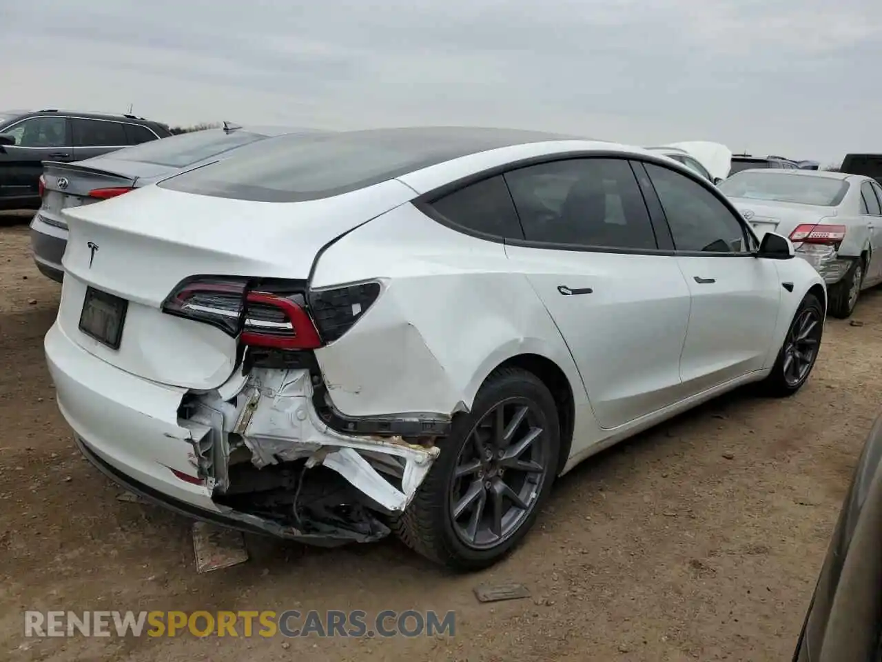 3 Photograph of a damaged car 5YJ3E1EA6PF473029 TESLA MODEL 3 2023