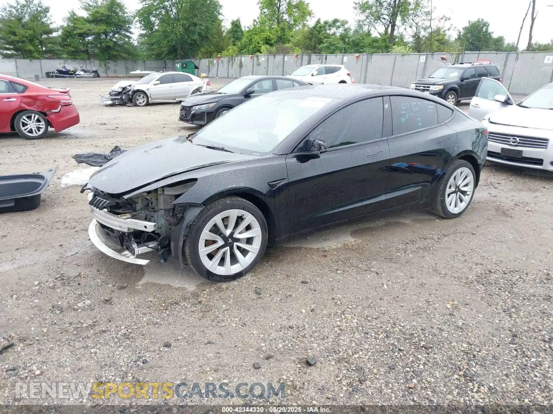 2 Photograph of a damaged car 5YJ3E1EA6PF496746 TESLA MODEL 3 2023
