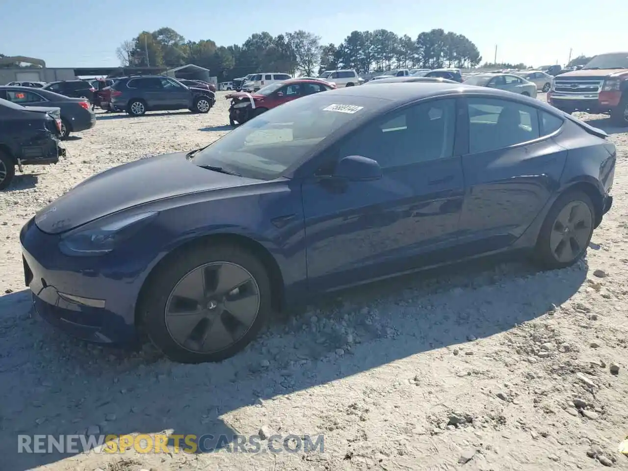1 Photograph of a damaged car 5YJ3E1EA6PF570098 TESLA MODEL 3 2023