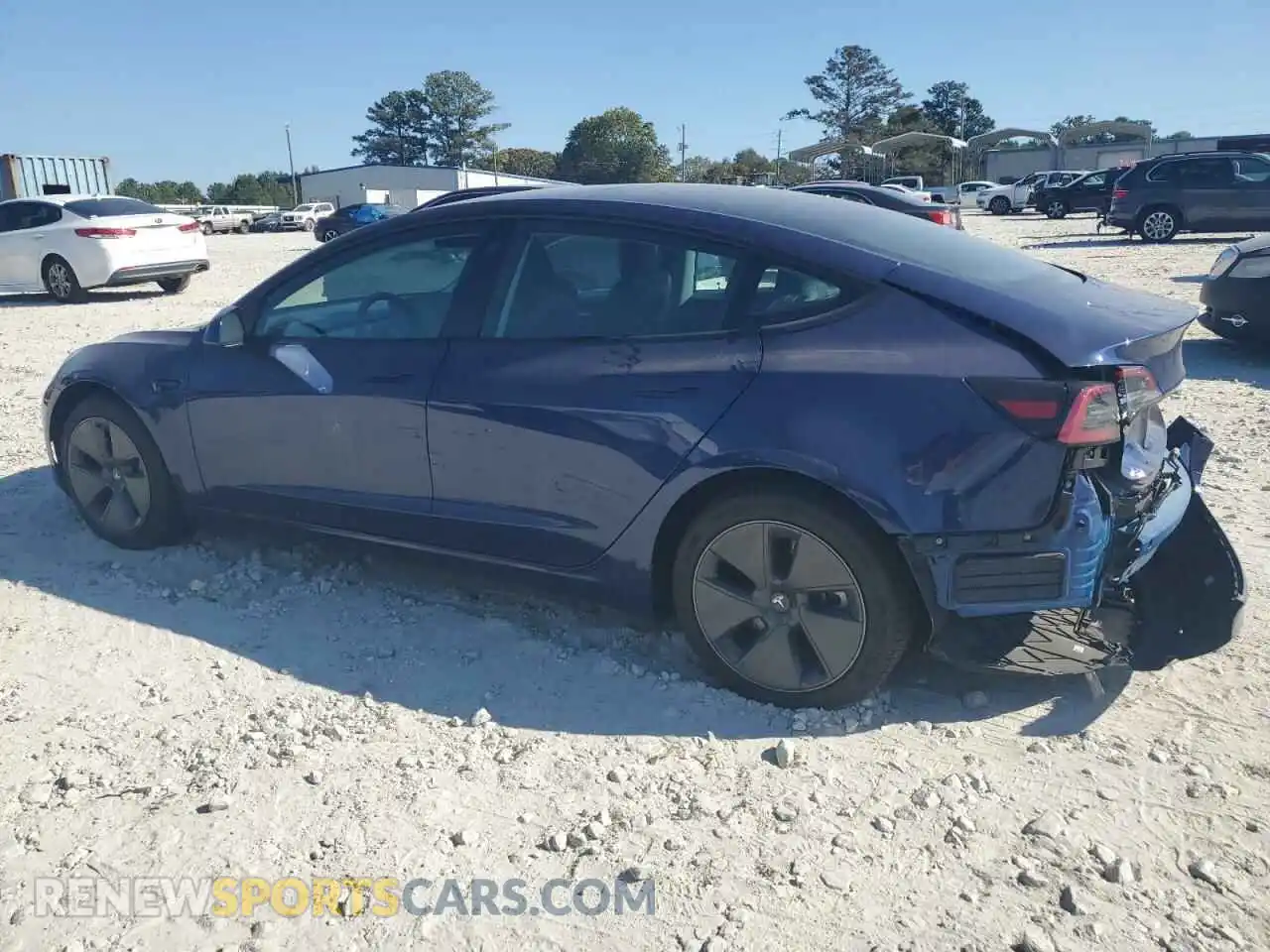 2 Photograph of a damaged car 5YJ3E1EA6PF570098 TESLA MODEL 3 2023