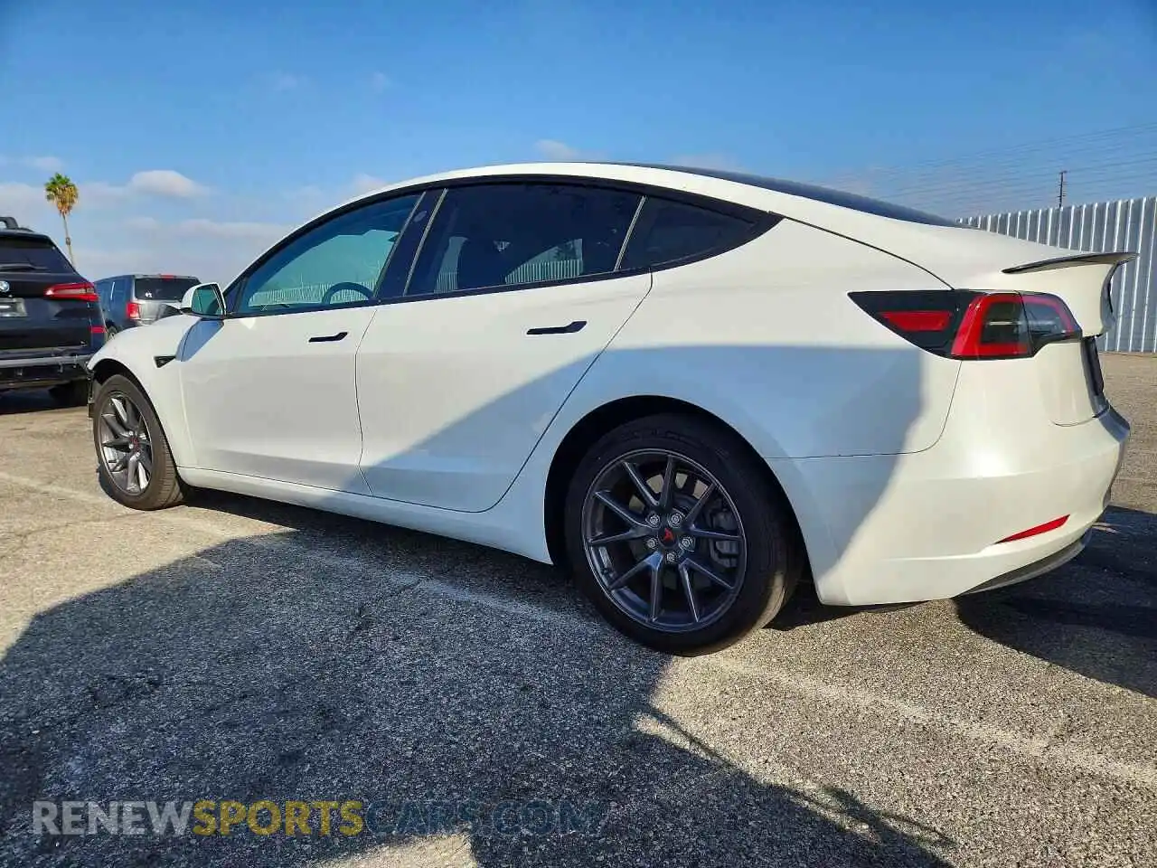 2 Photograph of a damaged car 5YJ3E1EA6PF608087 TESLA MODEL 3 2023