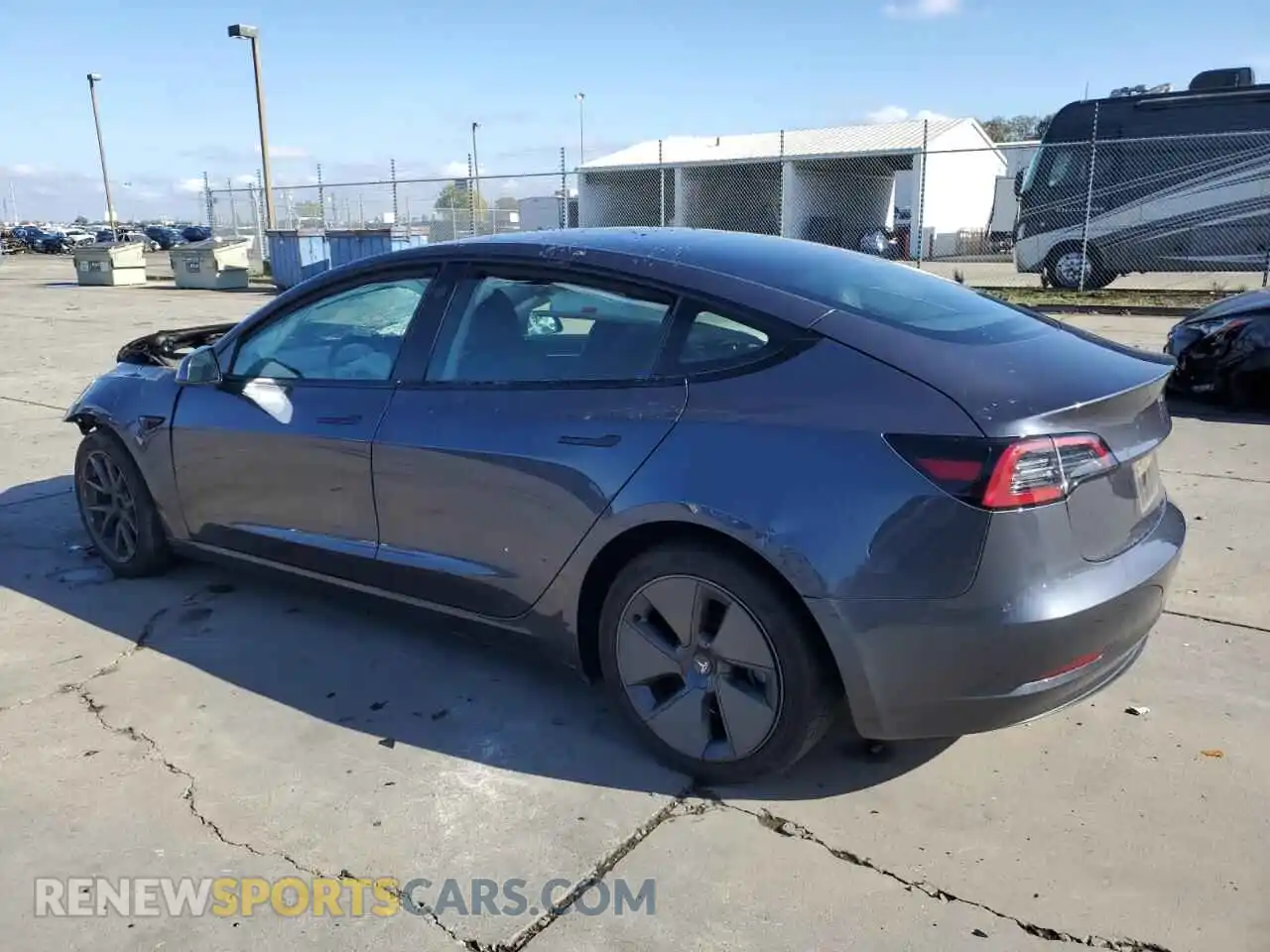 2 Photograph of a damaged car 5YJ3E1EA6PF641316 TESLA MODEL 3 2023