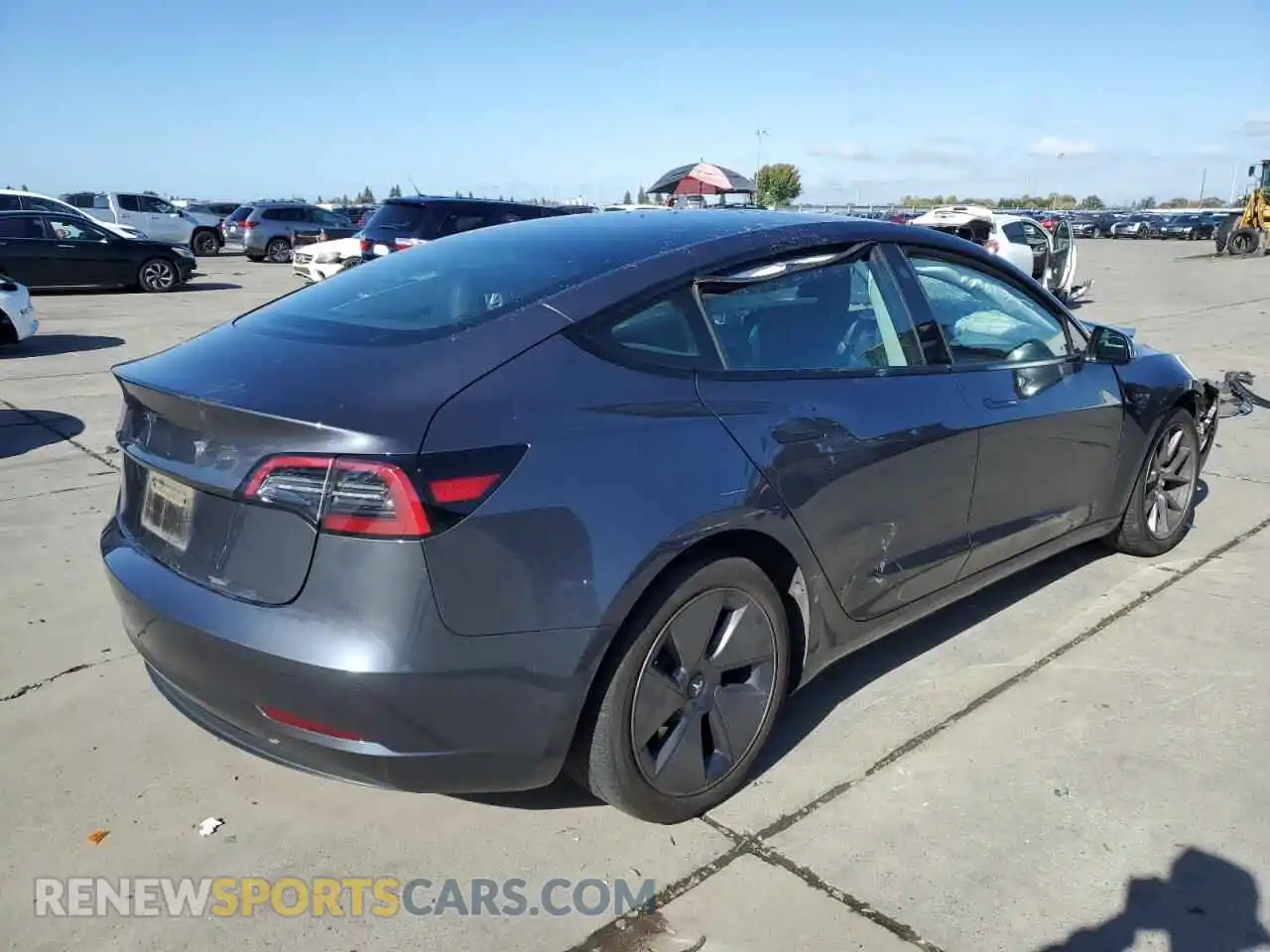 3 Photograph of a damaged car 5YJ3E1EA6PF641316 TESLA MODEL 3 2023