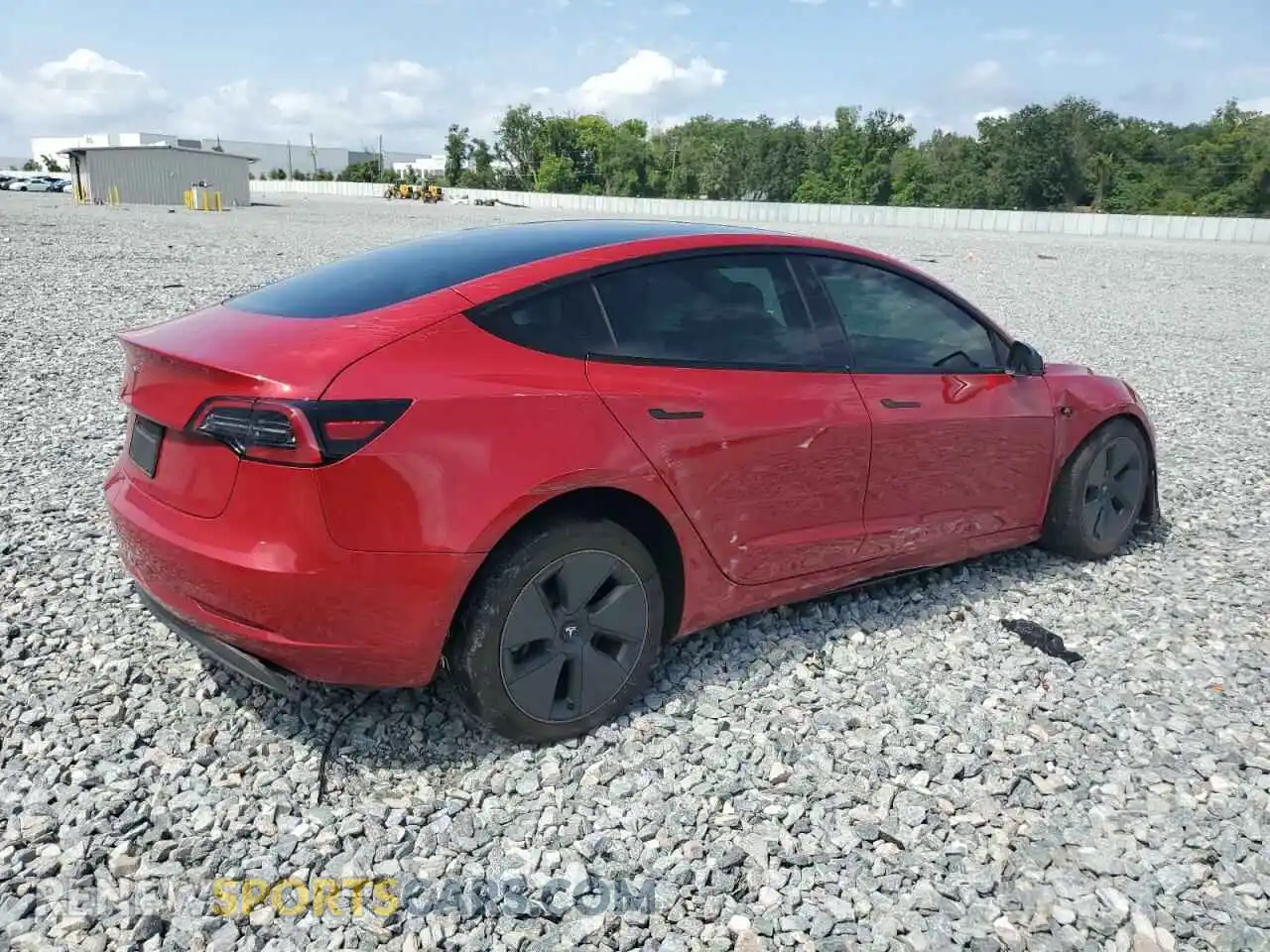 3 Photograph of a damaged car 5YJ3E1EA6PF647701 TESLA MODEL 3 2023