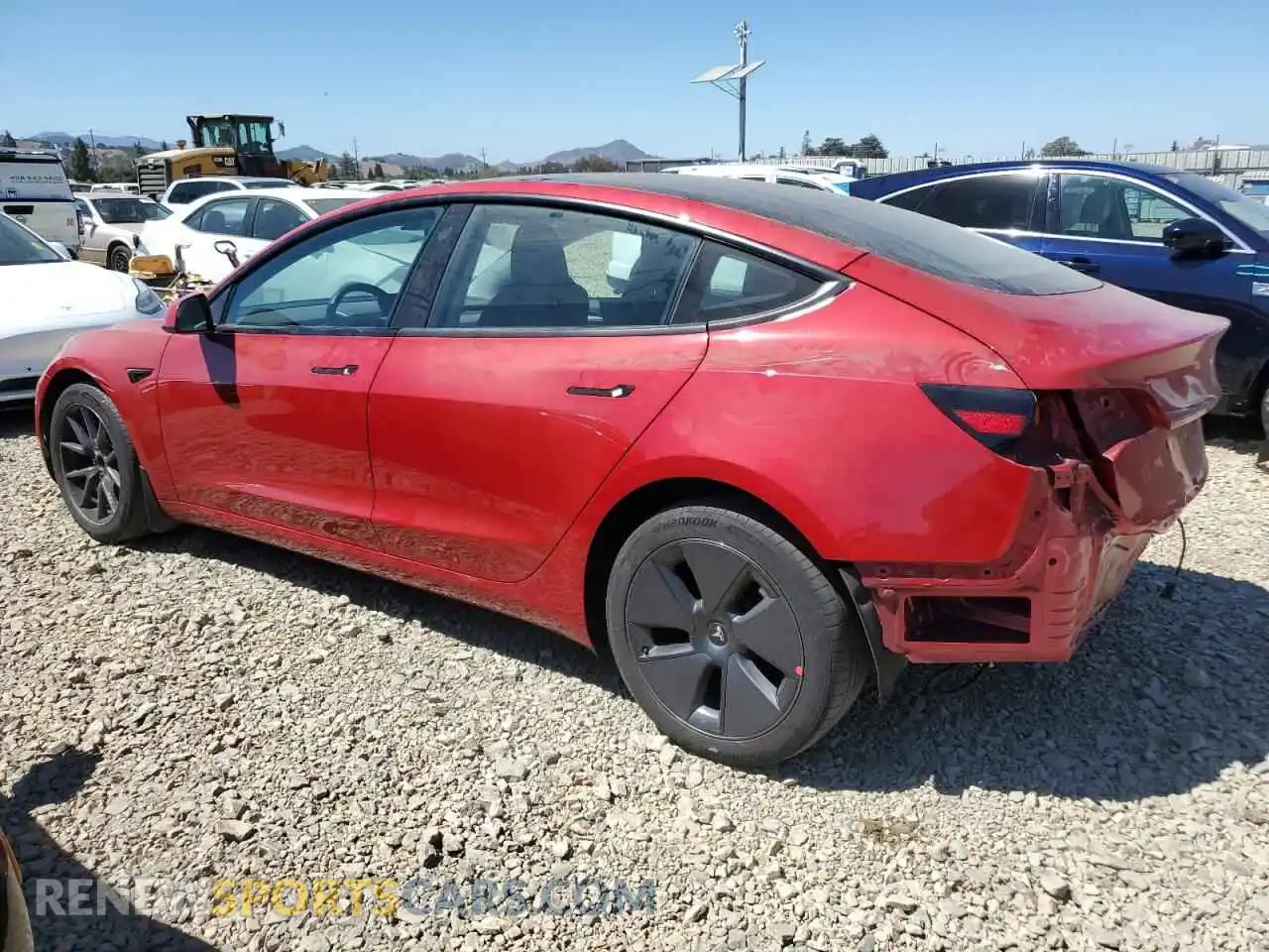 2 Photograph of a damaged car 5YJ3E1EA6PF652512 TESLA MODEL 3 2023