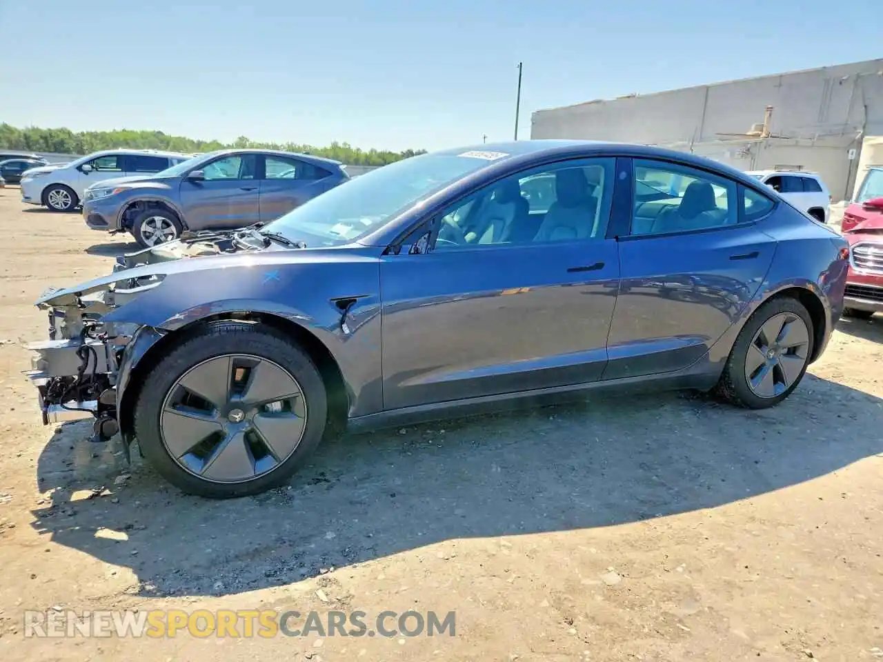 1 Photograph of a damaged car 5YJ3E1EA6PF653062 TESLA MODEL 3 2023