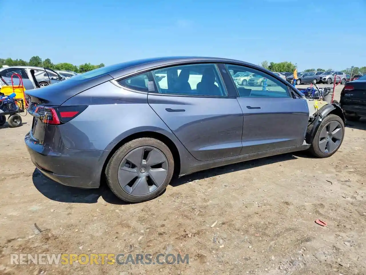 3 Photograph of a damaged car 5YJ3E1EA6PF653062 TESLA MODEL 3 2023