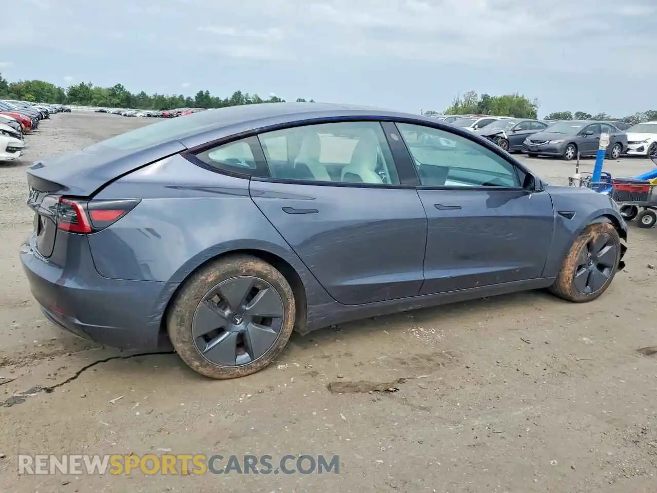 3 Photograph of a damaged car 5YJ3E1EA6PF671688 TESLA MODEL 3 2023