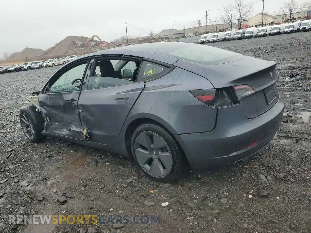 2 Photograph of a damaged car 5YJ3E1EA6PF676051 TESLA MODEL 3 2023