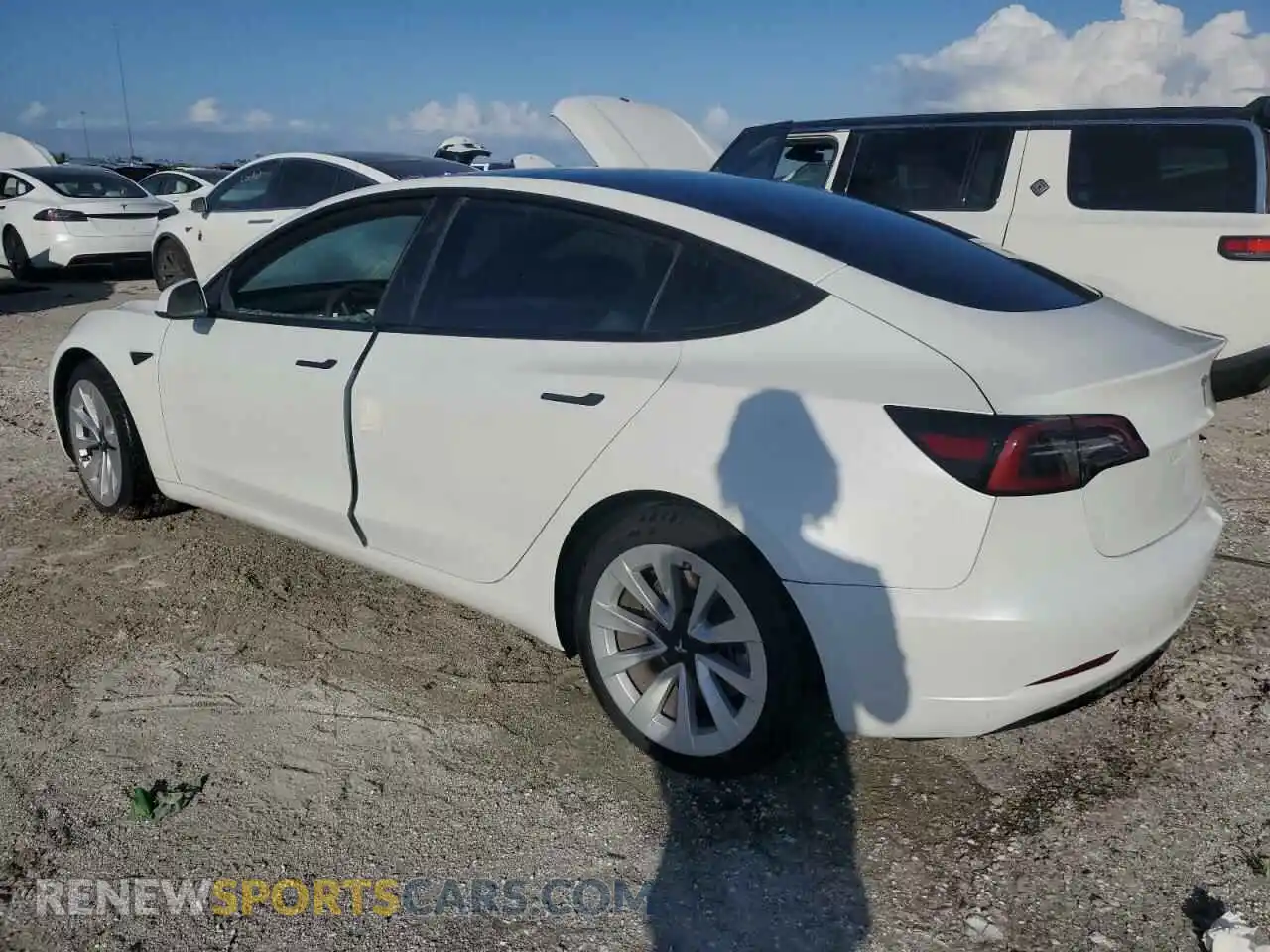2 Photograph of a damaged car 5YJ3E1EA6PF691665 TESLA MODEL 3 2023