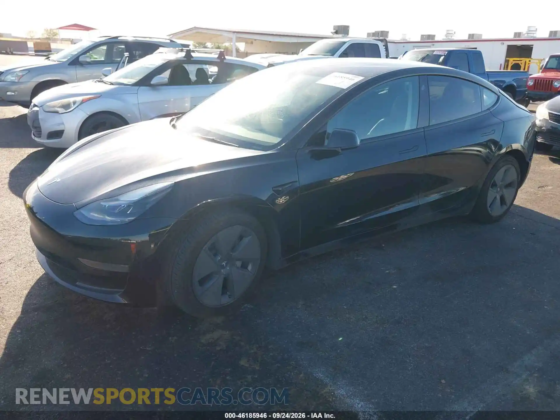 2 fotografías del automóvil dañado 5YJ3E1EA6PF709727 TESLA MODEL 3 2023