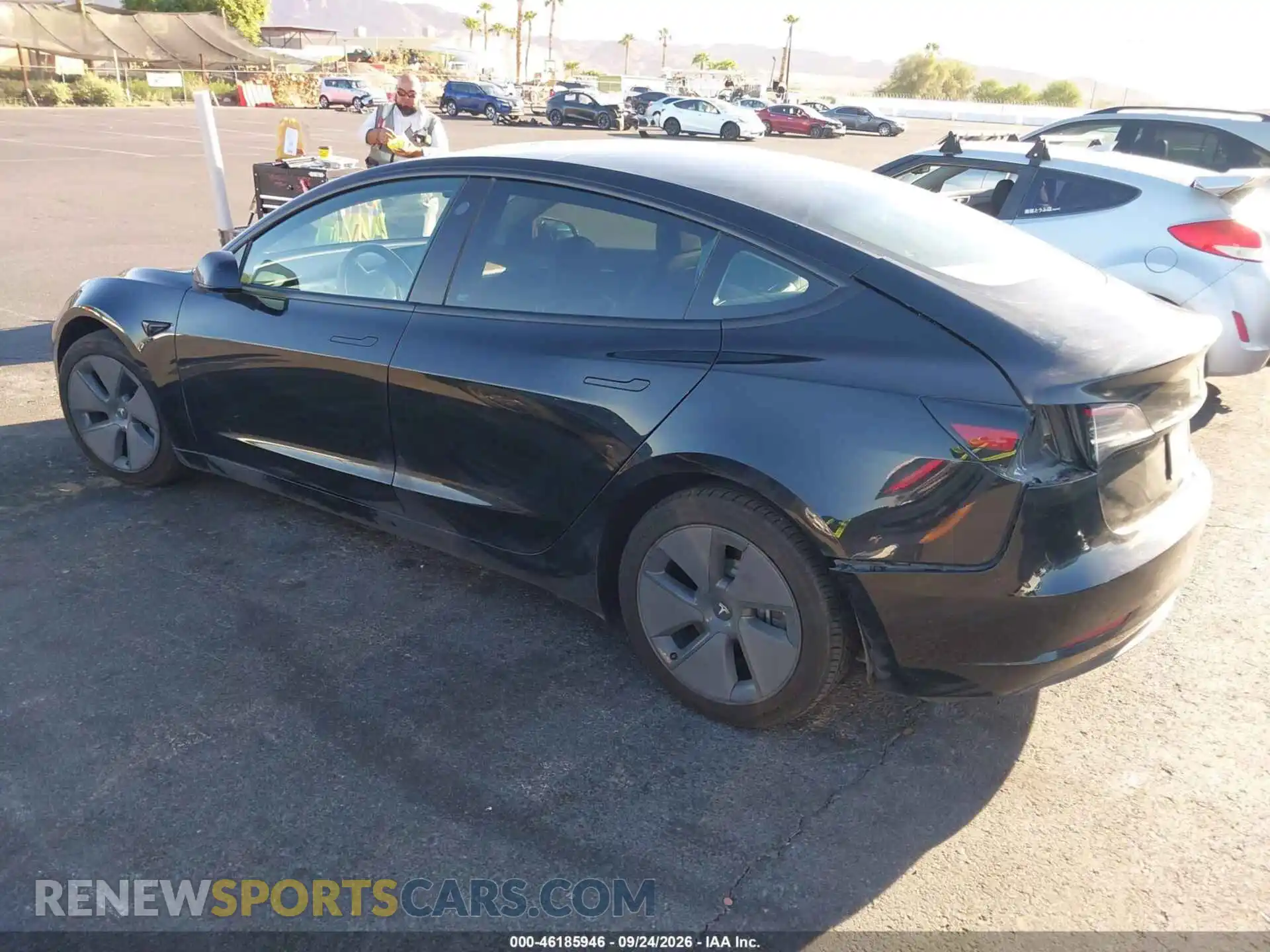 3 fotografías del automóvil dañado 5YJ3E1EA6PF709727 TESLA MODEL 3 2023