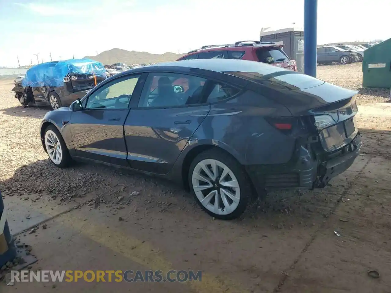 2 Photograph of a damaged car 5YJ3E1EA7PF383808 TESLA MODEL 3 2023