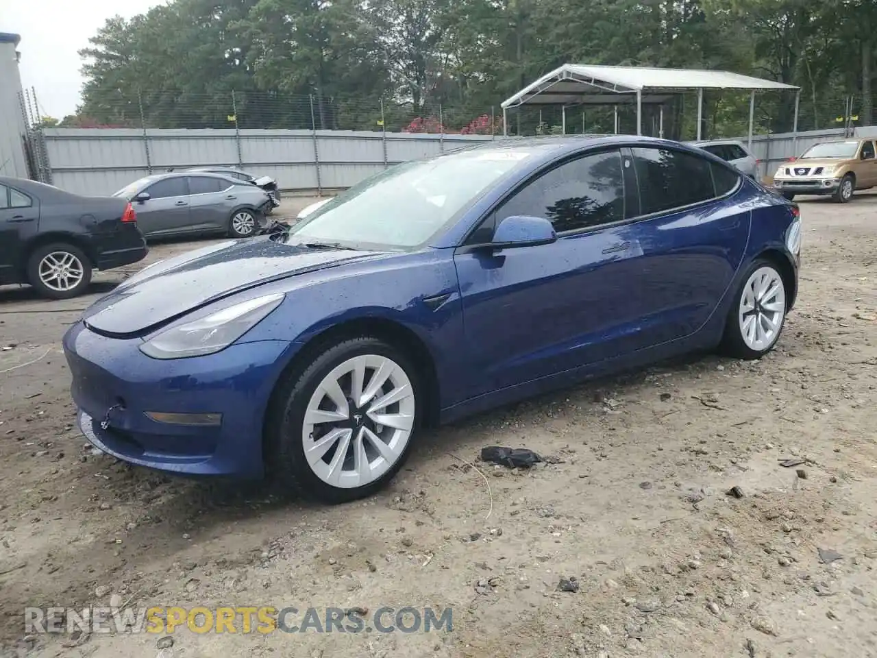 1 Photograph of a damaged car 5YJ3E1EA7PF384697 TESLA MODEL 3 2023