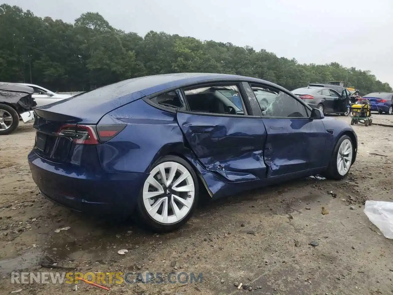 3 Photograph of a damaged car 5YJ3E1EA7PF384697 TESLA MODEL 3 2023